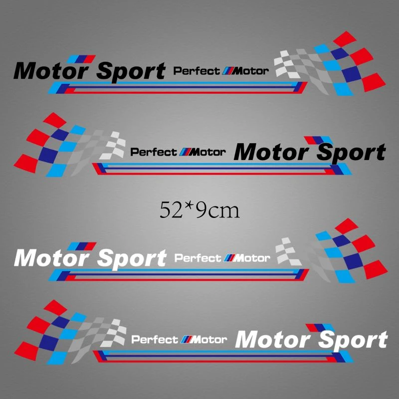 BMW car side skirt sticker decal