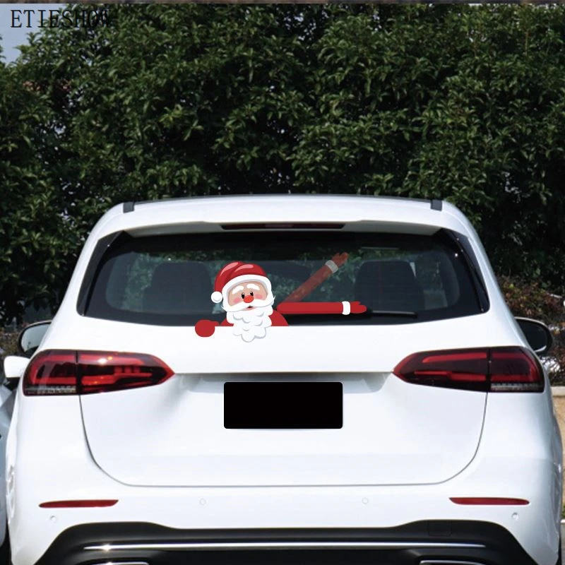 Christmas car rear window wiper sticker Christmas car rear window wiper sticker