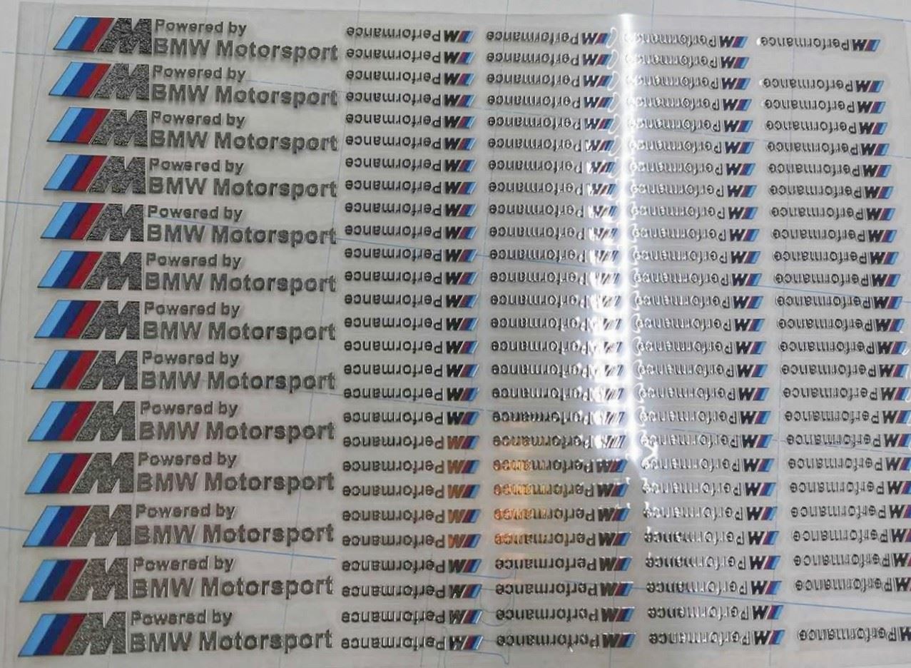 electroforming metallic sticker