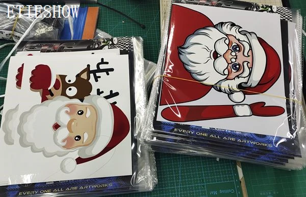 Christmas car decal