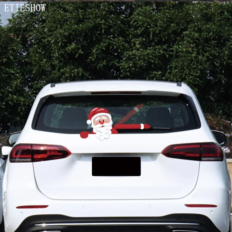 Christmas car rear window wiper sticker