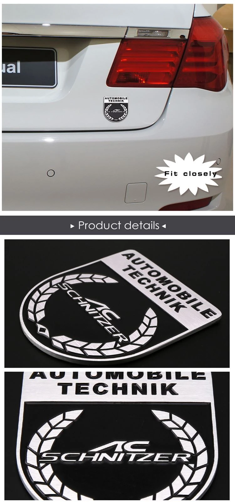 Accessories Adhesive Car Styling Badge