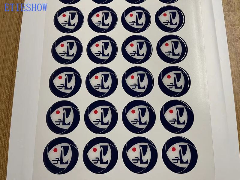 epoxy resin dome stickers