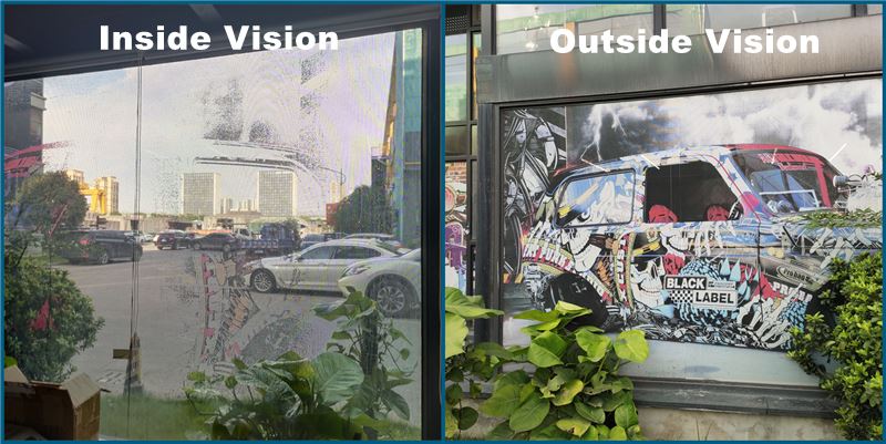one way vision effect