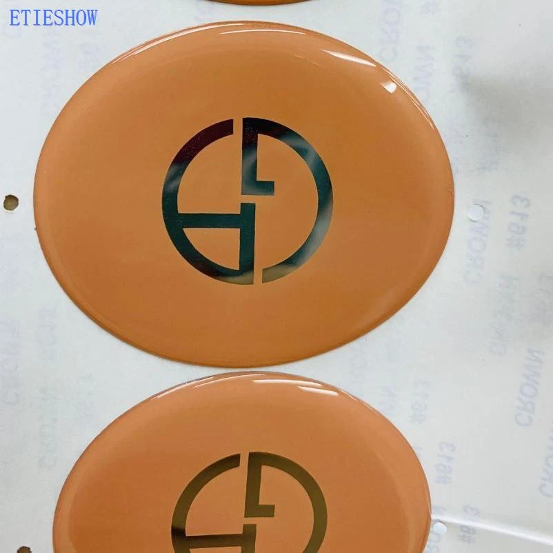 resin domed sticker
