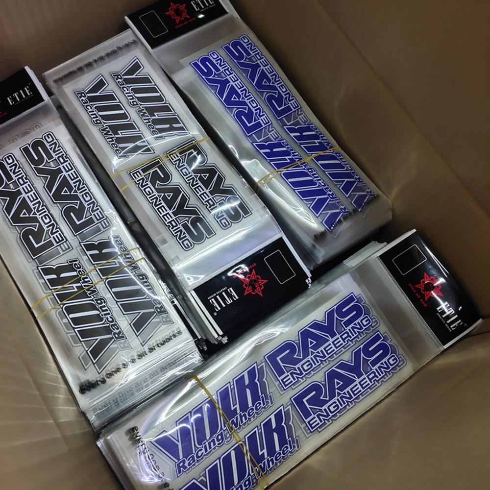 volk racing sticker