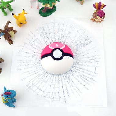 3D Pokeball Funny Window 스티커