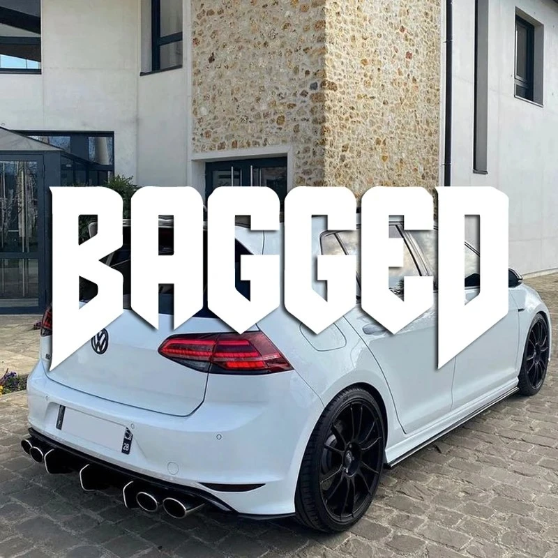 "Bagged"레터 스티커가 고품질을 가진 스티커