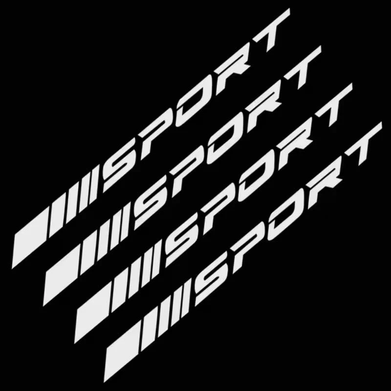 스노우 보드 카 스타일링 반사 스티커