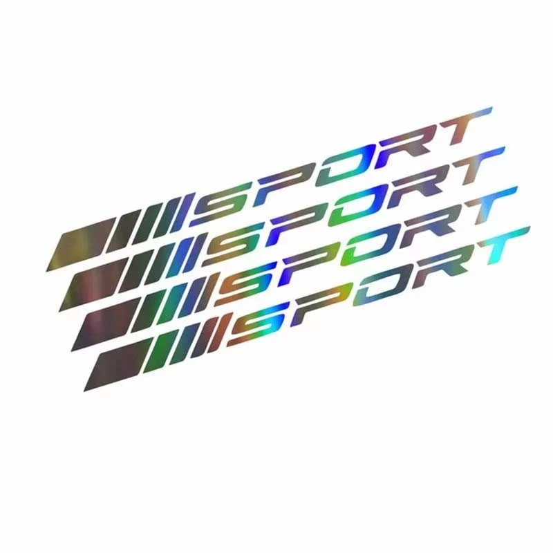 ET11367# Snowboard Car Styling Reflective Sticker