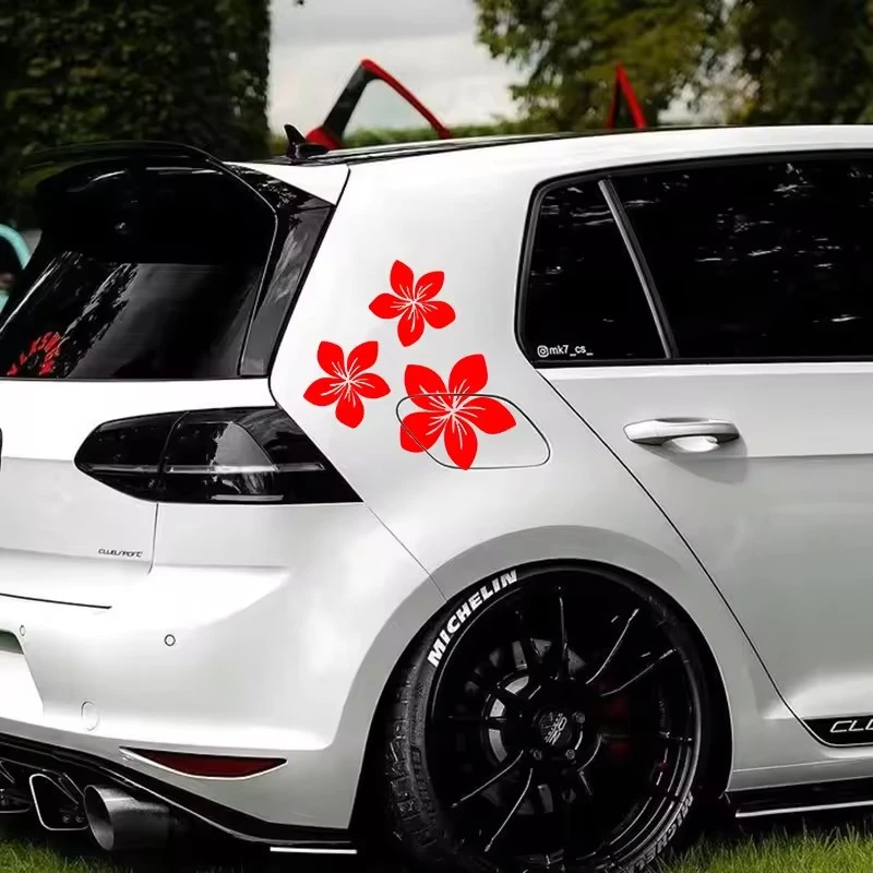 Auto Bumper Body Helmet Blossom Decal