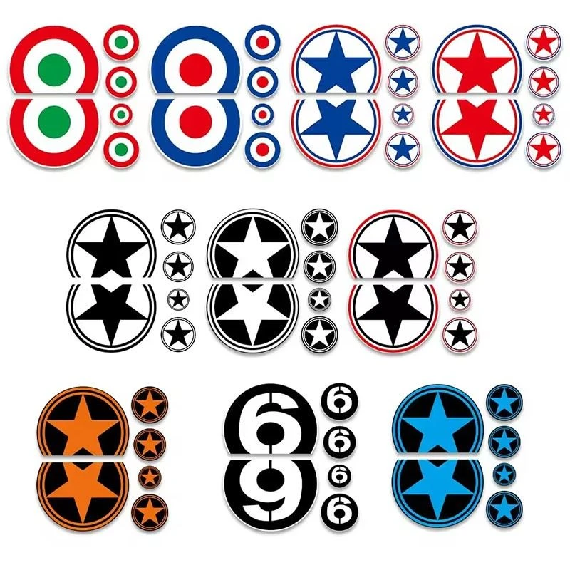 Motorcycle Air Force Style Badge Sticker