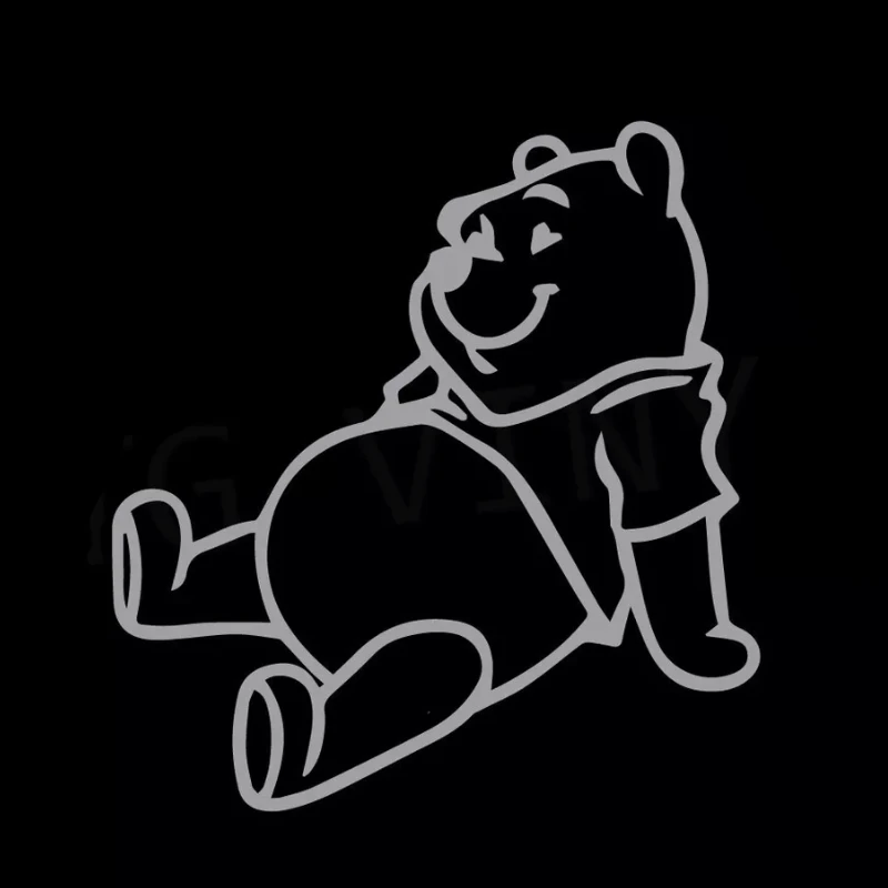Winnie Bear Window Sticker