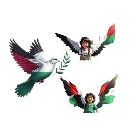 Car Body Badge Stand Palestine Decal Sticker