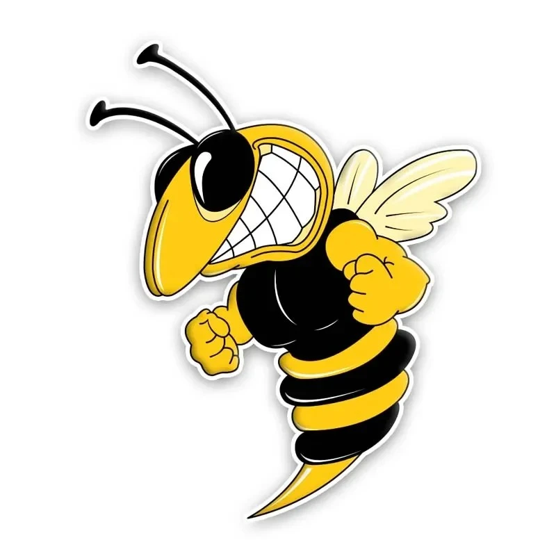 13cm A Ferocious Bee Stickers On Car suppliers
