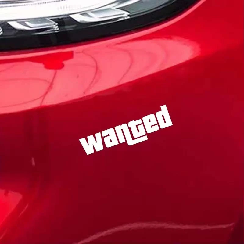 Fashion Windshield Wanted Car Window Sticker