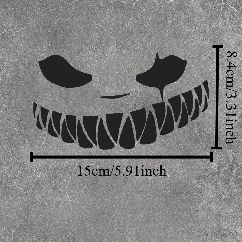1PC Demon Smiley Motorcycle Sticker suppliers