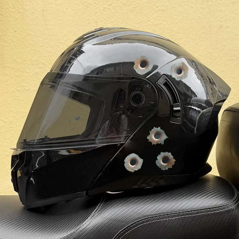 1Set Bullet Holes Motorcycle Stickers Waterproof high quality
