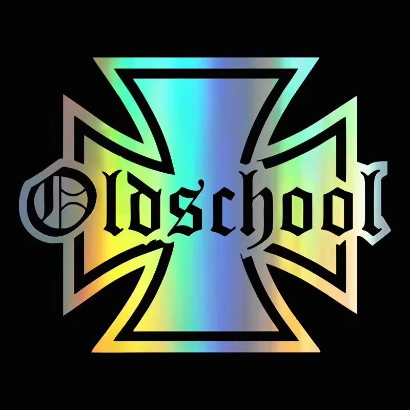 Old School Text Personality Vinyl Decal