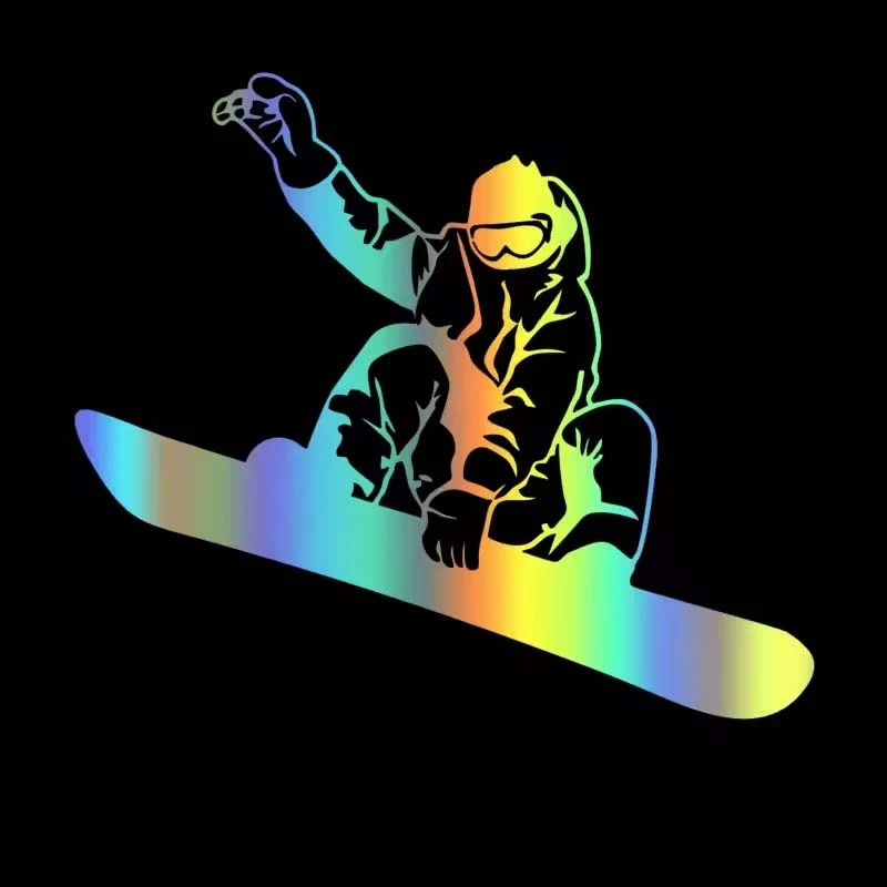 Snowboard Car Decal Waterproof Stickers