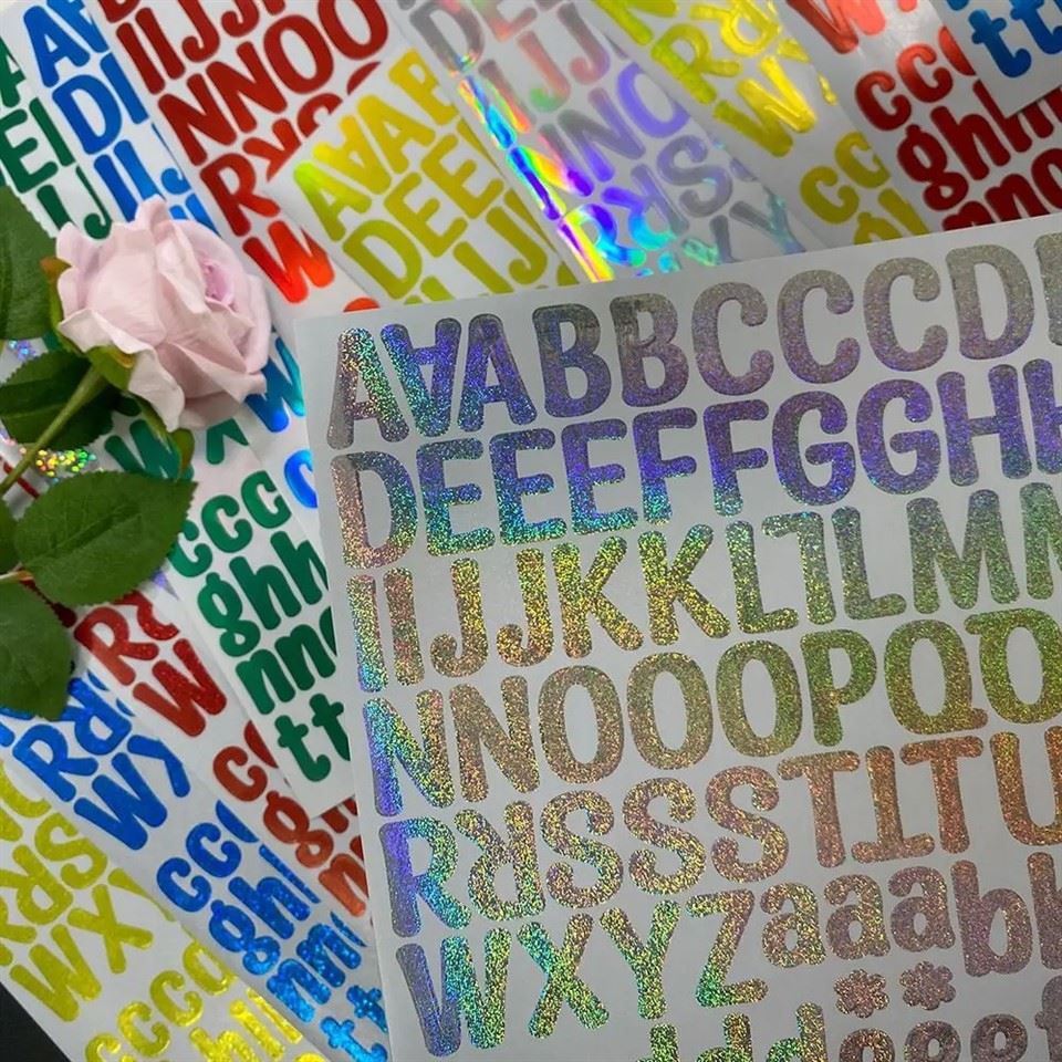 2Pcs 1 Inch 26 Alphabet Planner Stickers factory