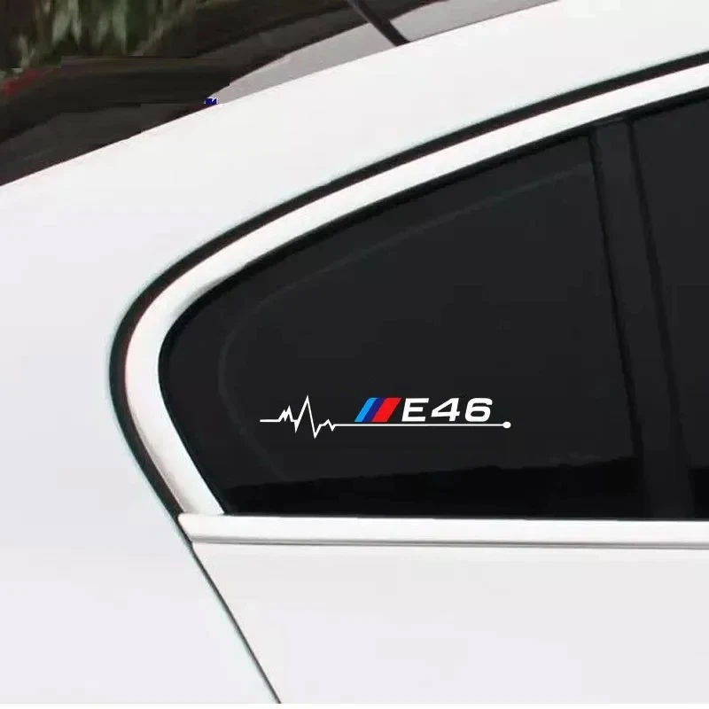 BMW 용 2PCS 자동차 윈도우 스티커