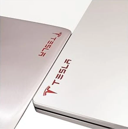 TELSA Logo Golden Silver Stamping Sticker