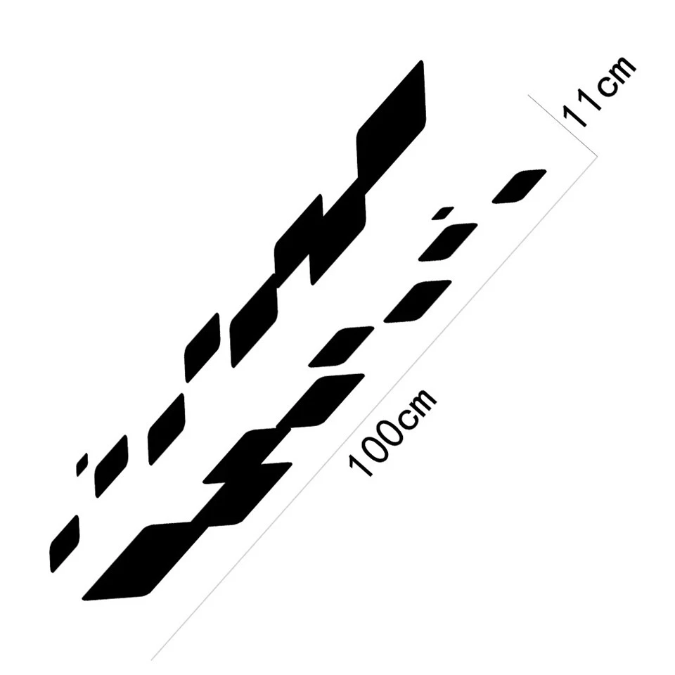 Universal Car Door Side Lattice Graphics Sticker