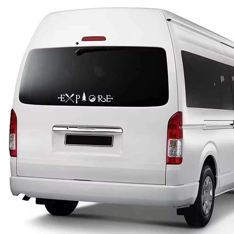 ET11365# Car Stickers Graphics Explore Tree Mountain