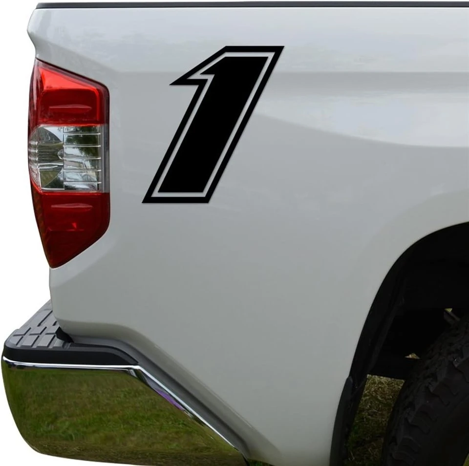 Car Sports Number Decal