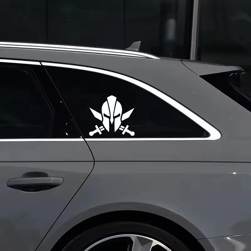 Spartan Helmet Car Sticker