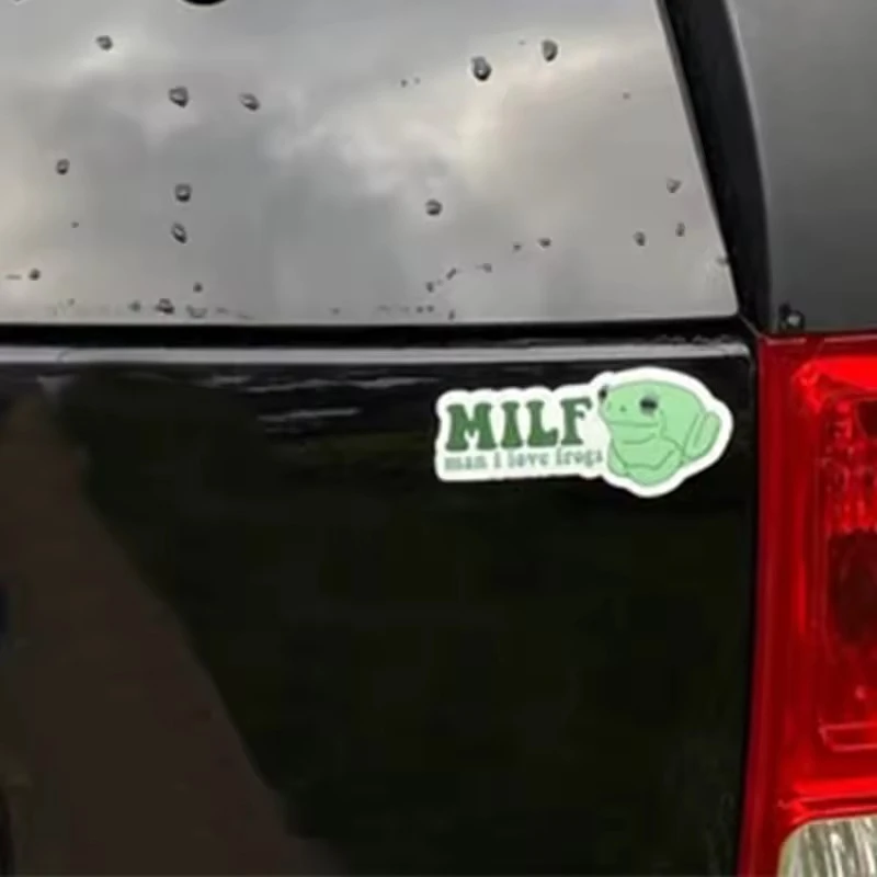 I Love Frogs Funny Car Stickers