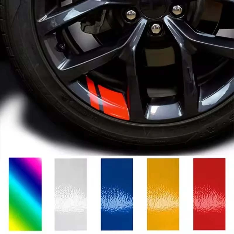 ET11372# Car Wheel Rim Vinyl Warning Sticker