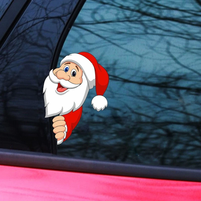 Christmas Day Santa Car Decor Sticker