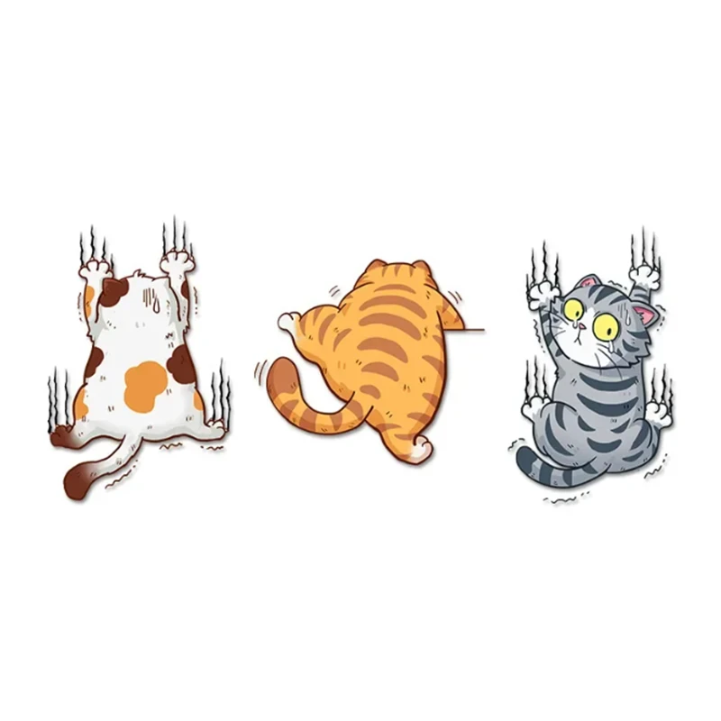 Cats Claw On Car Funny Sticker