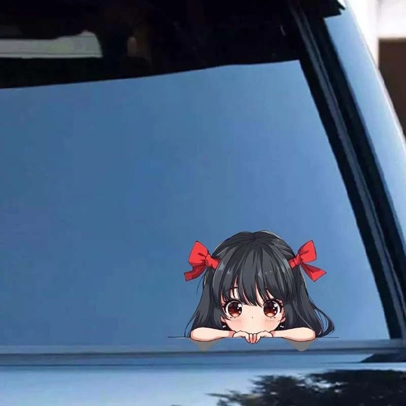 Anime Girl Window Sticker