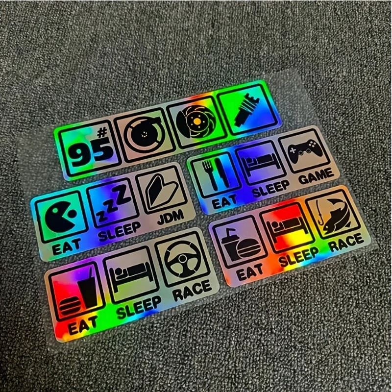 5pcs/set jdm - 스타일의 자동차 스티커 세트