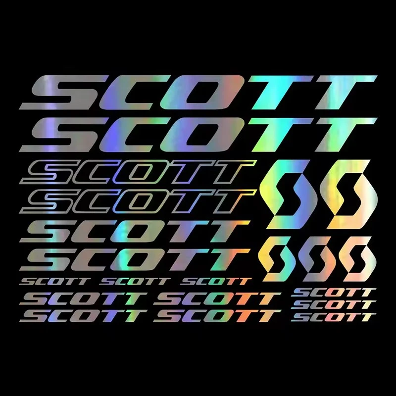 Scott 자전거 프레임용 스티커 시트