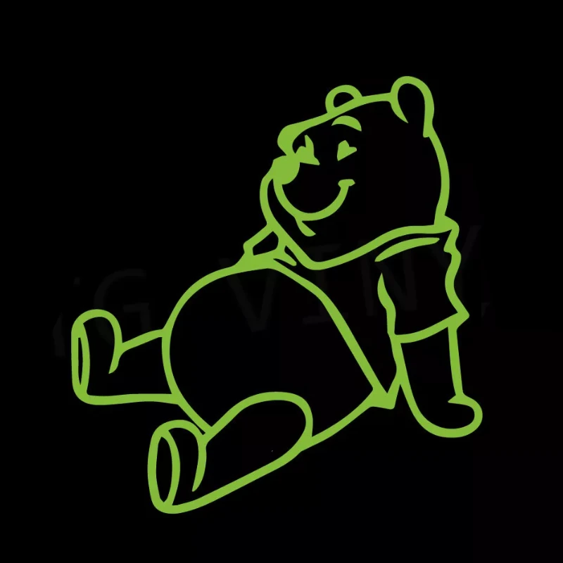 Winnie Bear Window Sticker