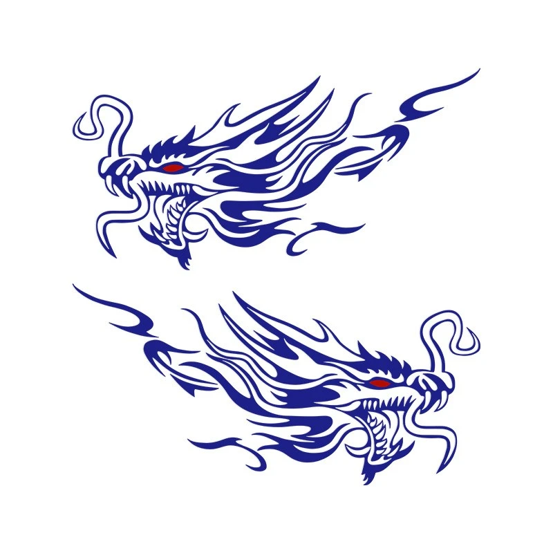 Car Engine Hood Dargon Tatoo Sticker