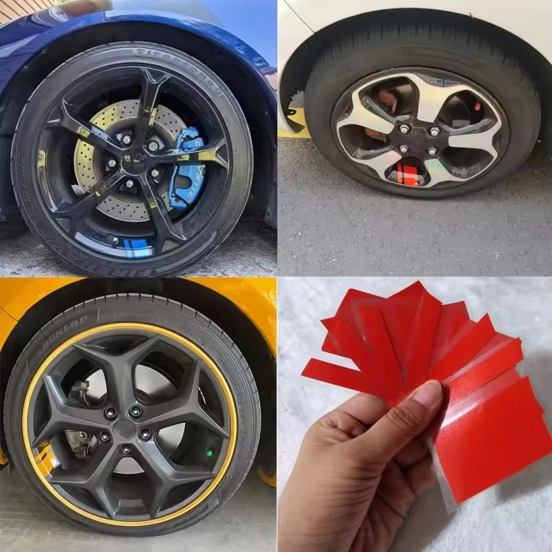 Reflective Wheel Hub Decals