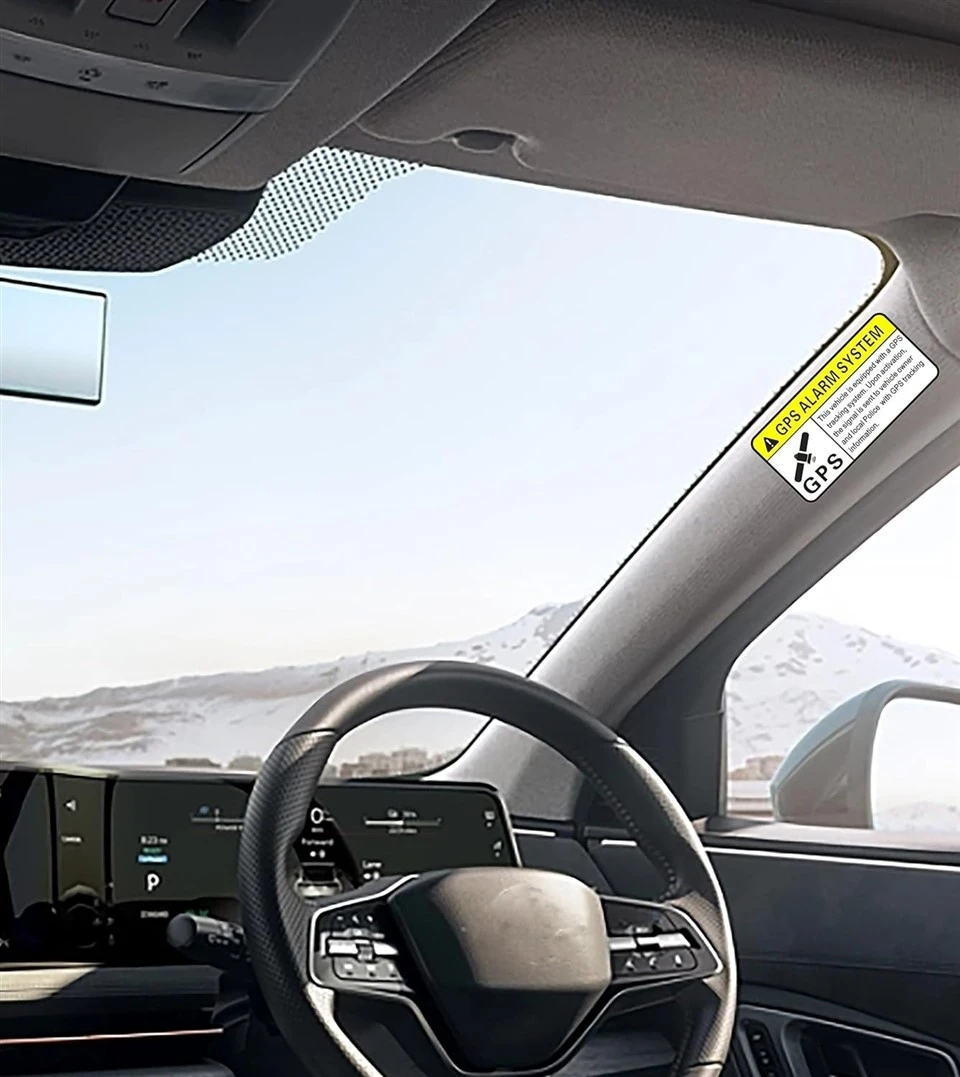 독특한 자동차 경고 스티커