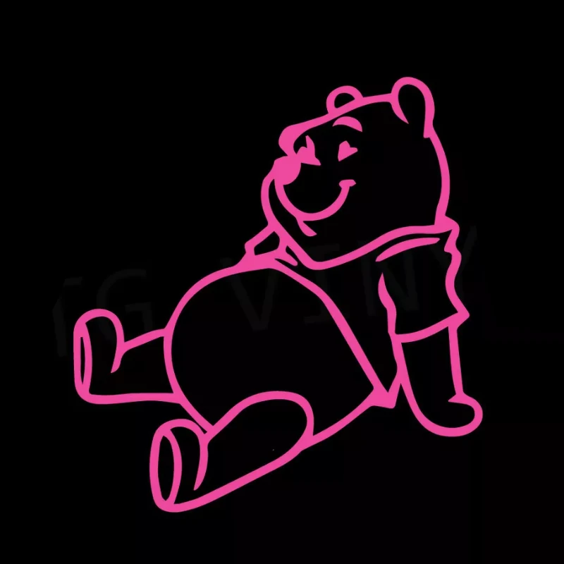Winnie Bear Window Sticker