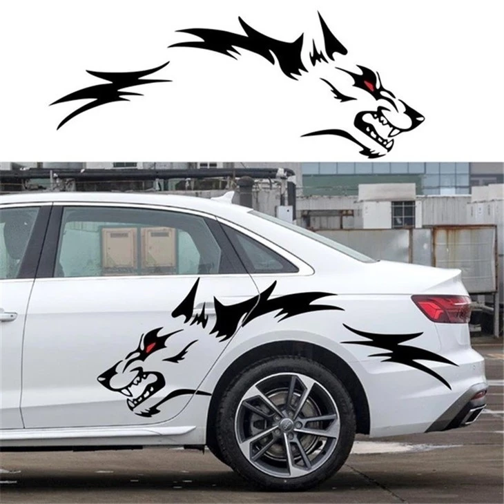 King Wolf Style Car Decal Sticker