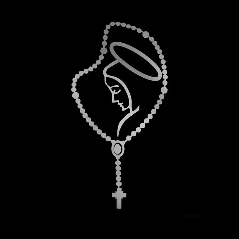 Decals Rosary Virgin Mary Fatima Sticker