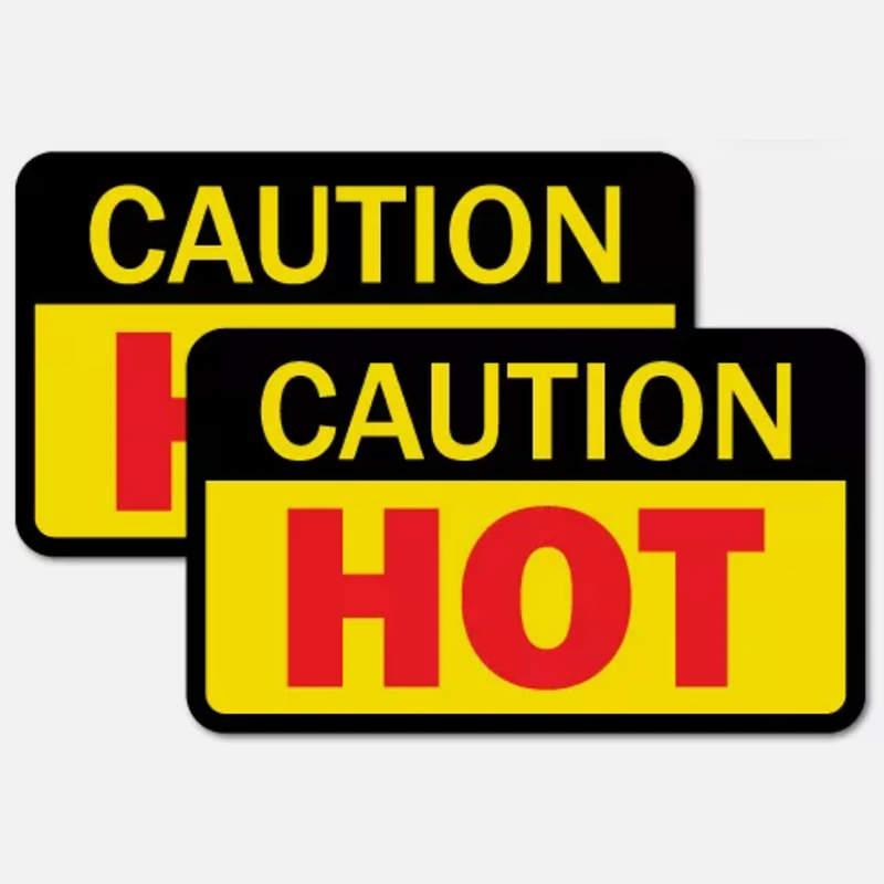 Waterproof Warning Decal Kit