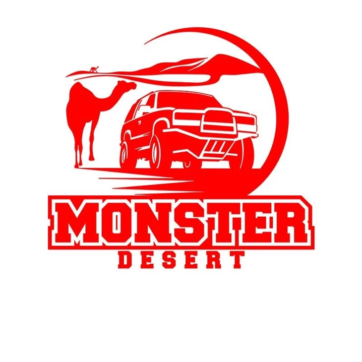 Car Decal Sticker Desert Cross Style