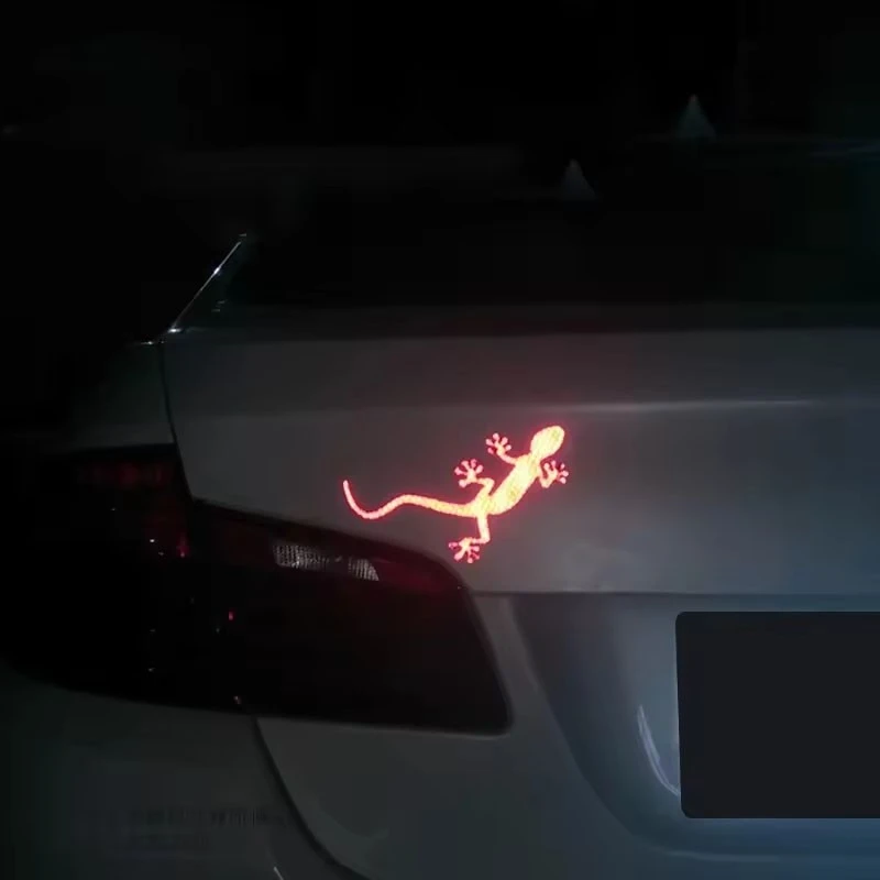 Night Driving Warning Gecko Stickers