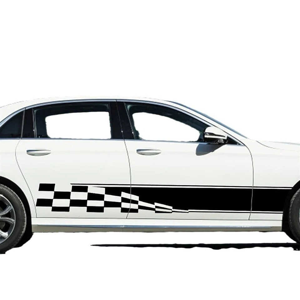 Car Body Side Stripe Decals Waterproof