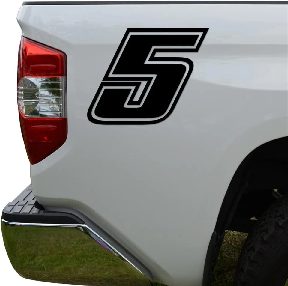 Car Sports Number Decal